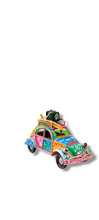 Carica l&#39;immagine nel visualizzatore di Gallery, Citroen 2CV - Miniature Decorate - codice 30
