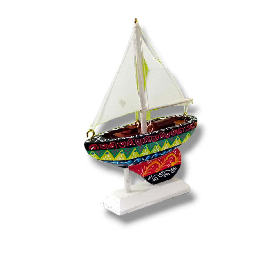 Barchetta a vela - Miniature Decorate - codice 32