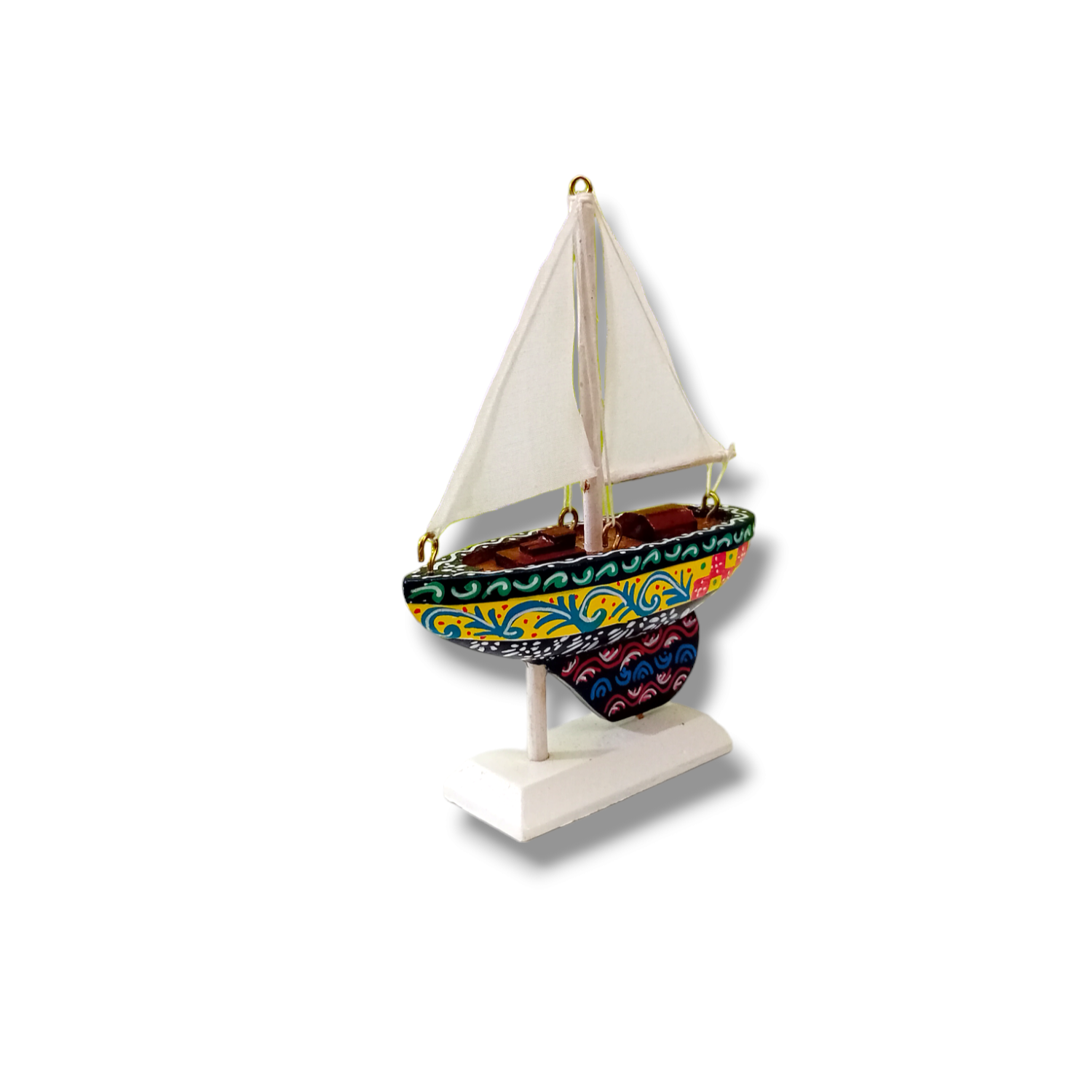 Barchetta a vela - Miniature Decorate - codice 34