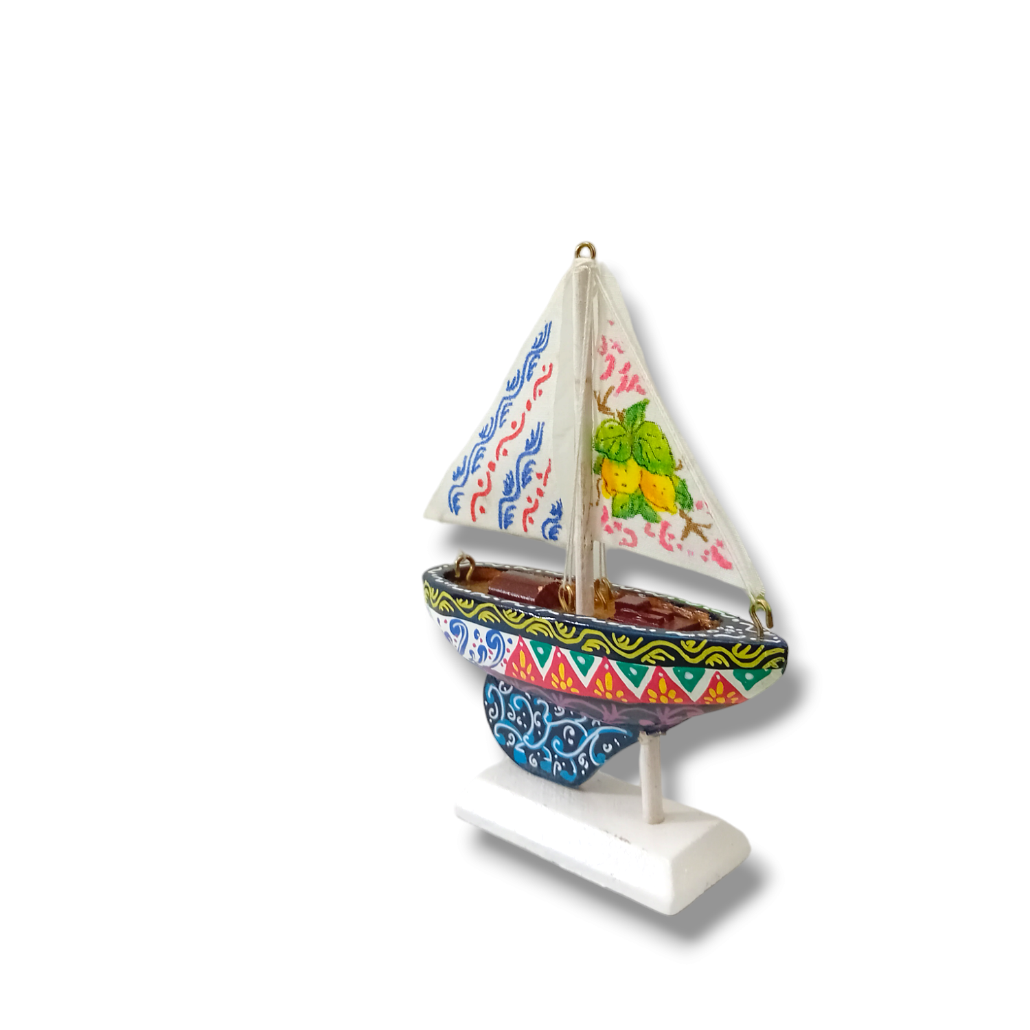 Barchetta a vela - Miniature Decorate - codice 35