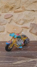 Carica e avvia il video nel visualizzatore di galleria, Motocicletta 
- Miniature Decorate - cod 18
