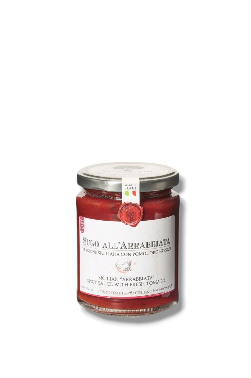 Sugo all'Arrabbiata - Versione Siciliana con Pomodoro Fresco - 290 gr