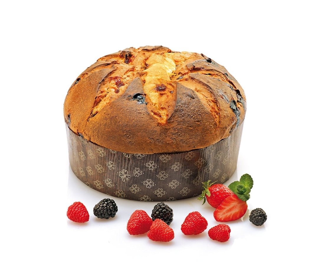 Panettone ai Frutti di Bosco ripieno di frutti di bosco dell’Etna 1 Kg - Pasticceria Aledi Bronte -